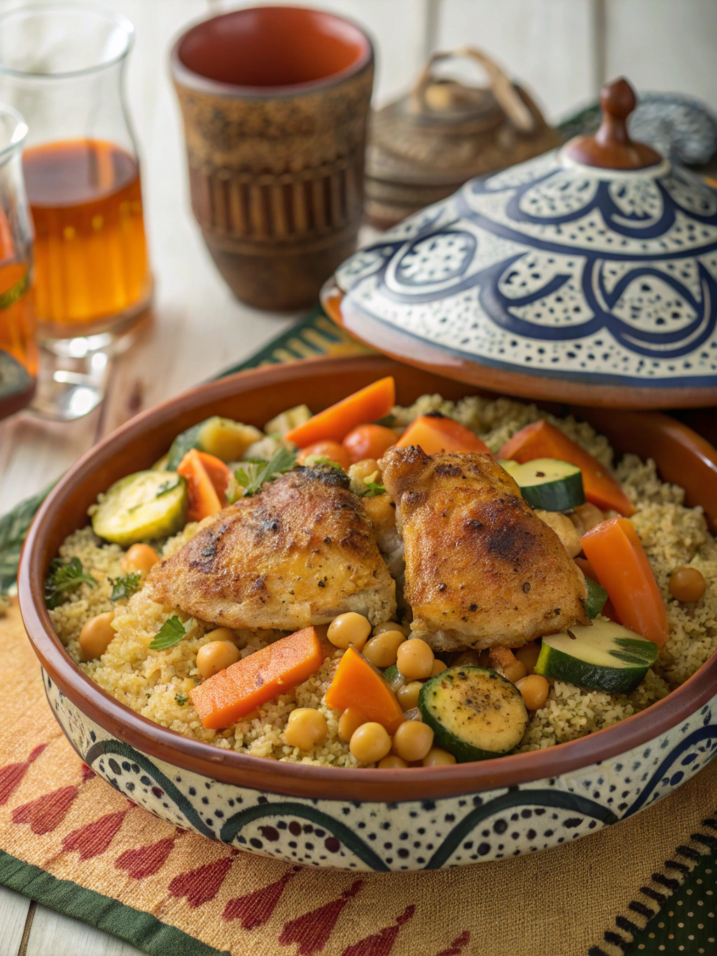 couscous met kippendijen