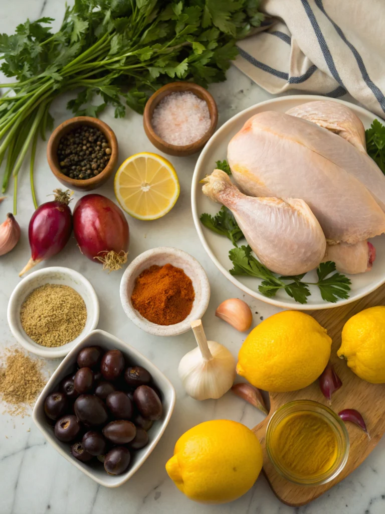 kip tajine Ingrediënten