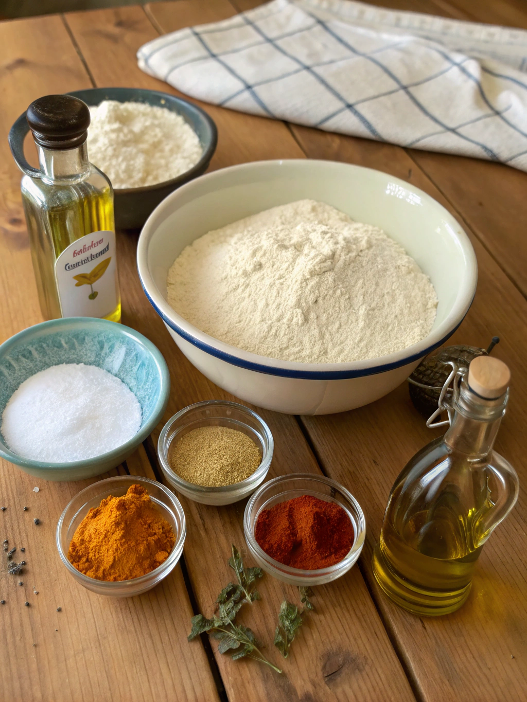 Ingrediënten voor Marokkaans brood