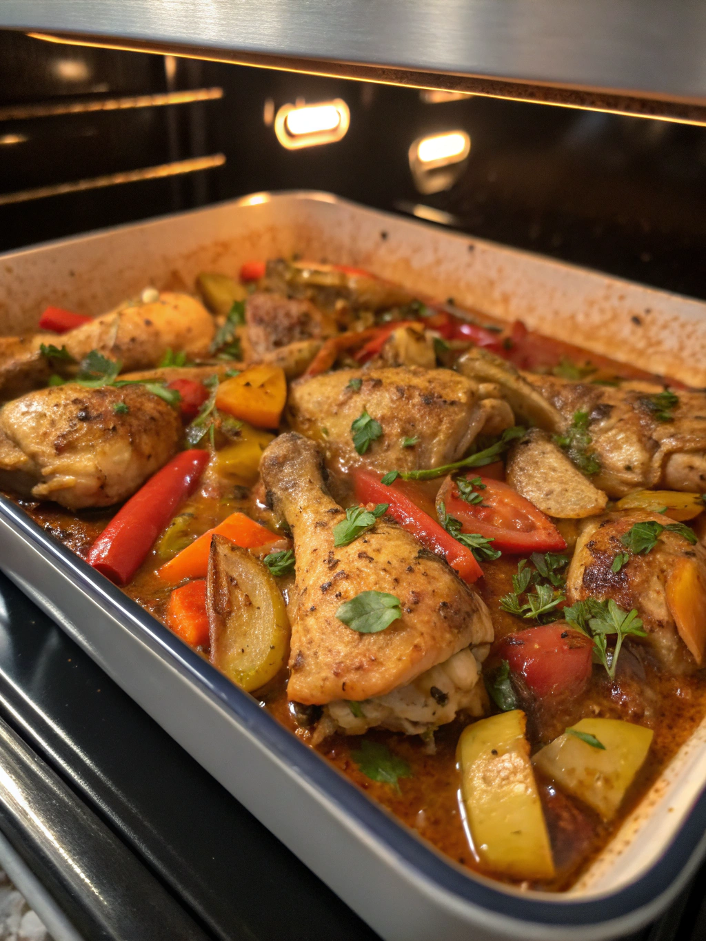 marokkaanse kip in de oven